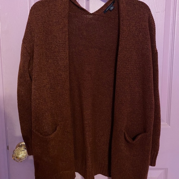 American Eagle Outfitters Sweaters - American eagle rust color cardigan!!